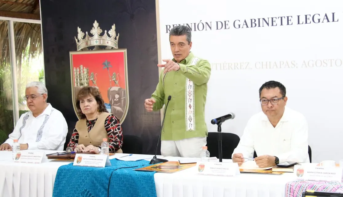 Llama Rutilio Escandón a su Gabinete a seguir trabajando a favor del pueblo para entregar buenas cuentas