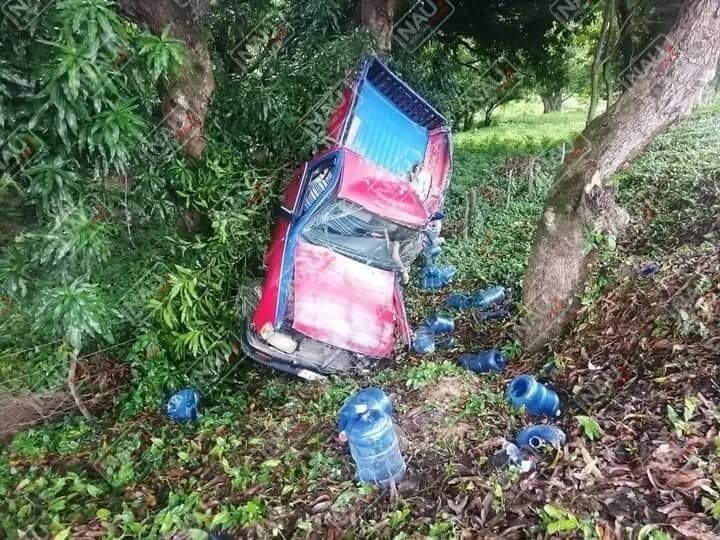 Muere repartidor de agua en la carretera costera