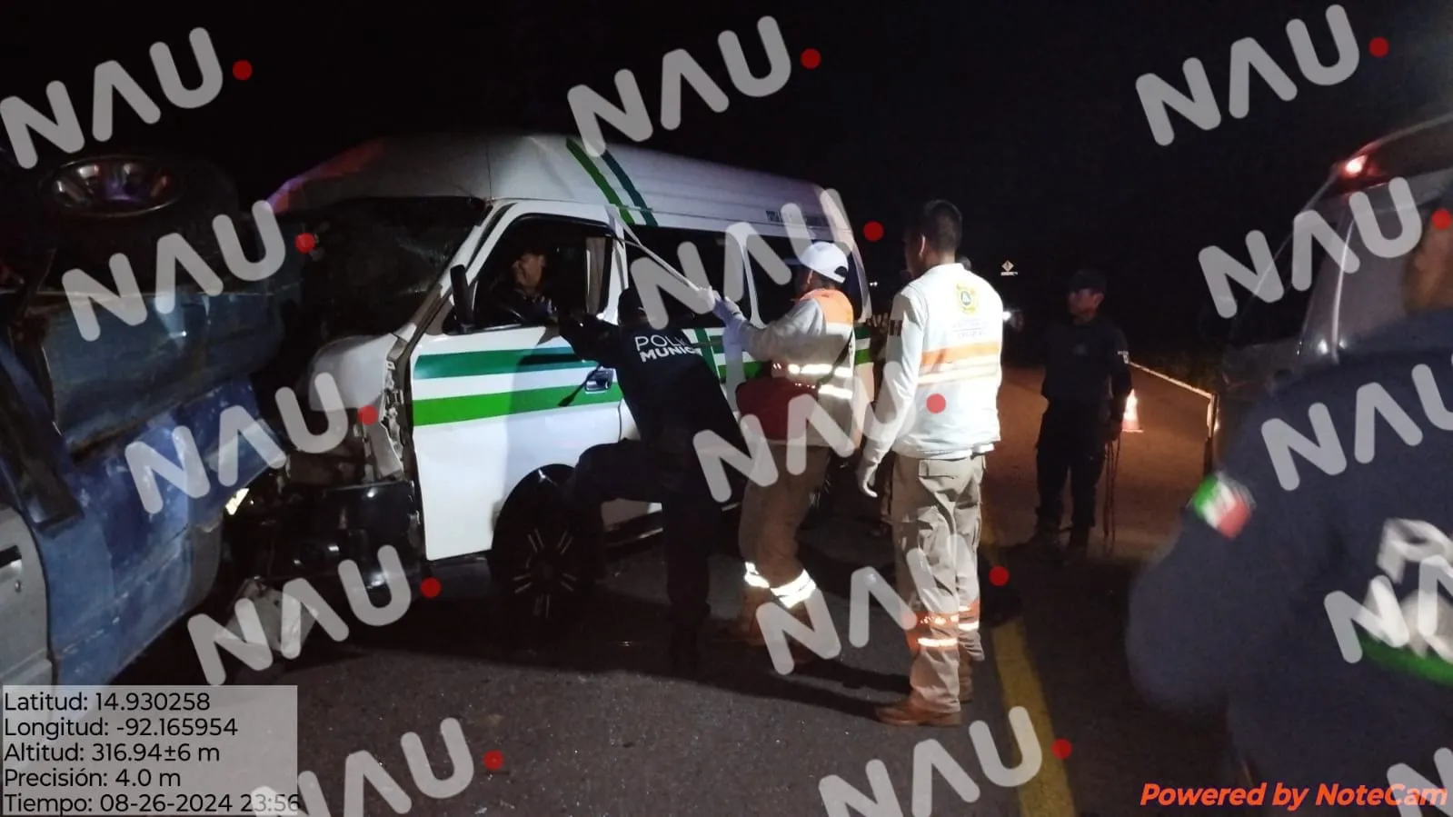 Accidente Vial en la Carretera Cacahoatán-Tuxtla Chico Deja un Lesionado en Estado Grave