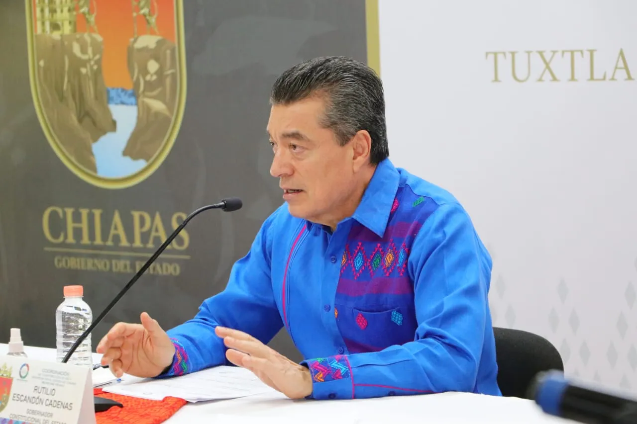 Ante arribo de la onda tropical No. 12 a Chiapas, pide Rutilio Escandón extremar medidas preventivas