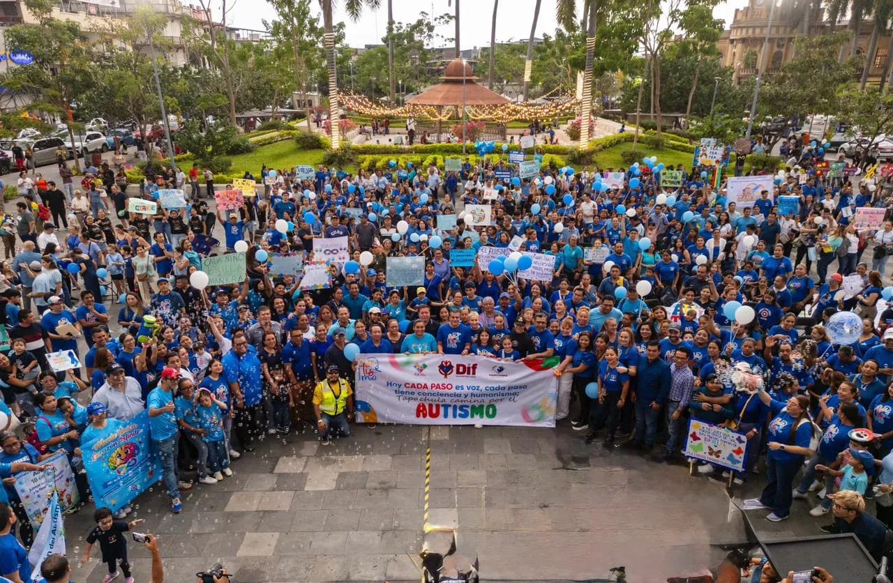 Tapachula camina con empatía por el autismo: Yamil Melgar