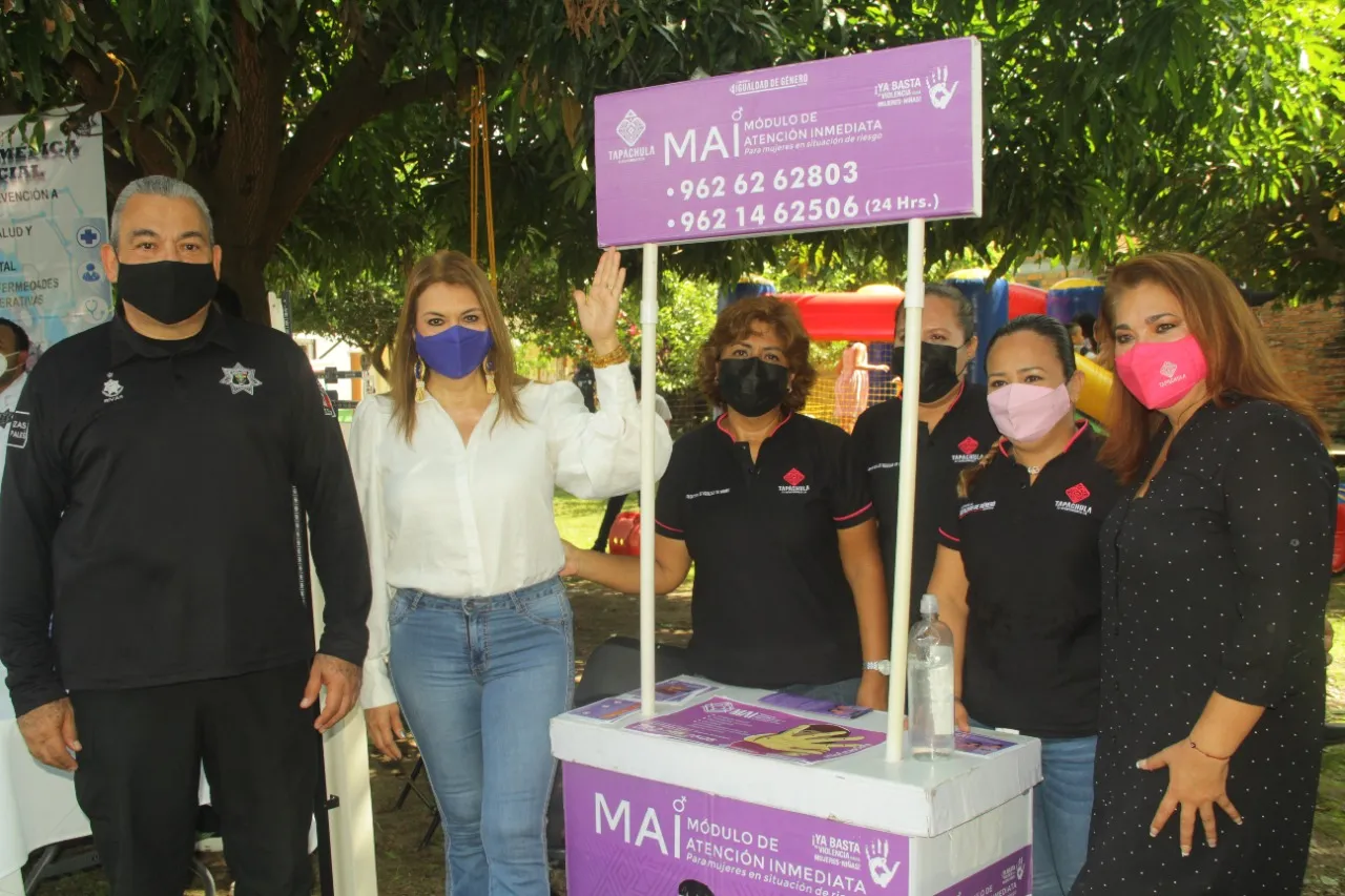 ROSY URBINA PONE EN MARCHA PROGRAMA “ESPACIO SEGURO” EN COLONIAS DE TAPACHULA