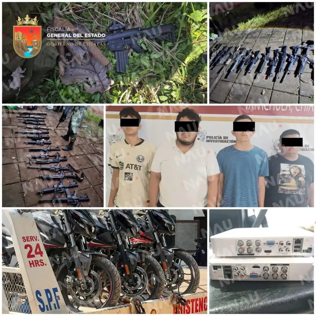 Desmantela Fiscalía General del Estado centro de operaciones delictivo y detiene a secuestradores de migrantes