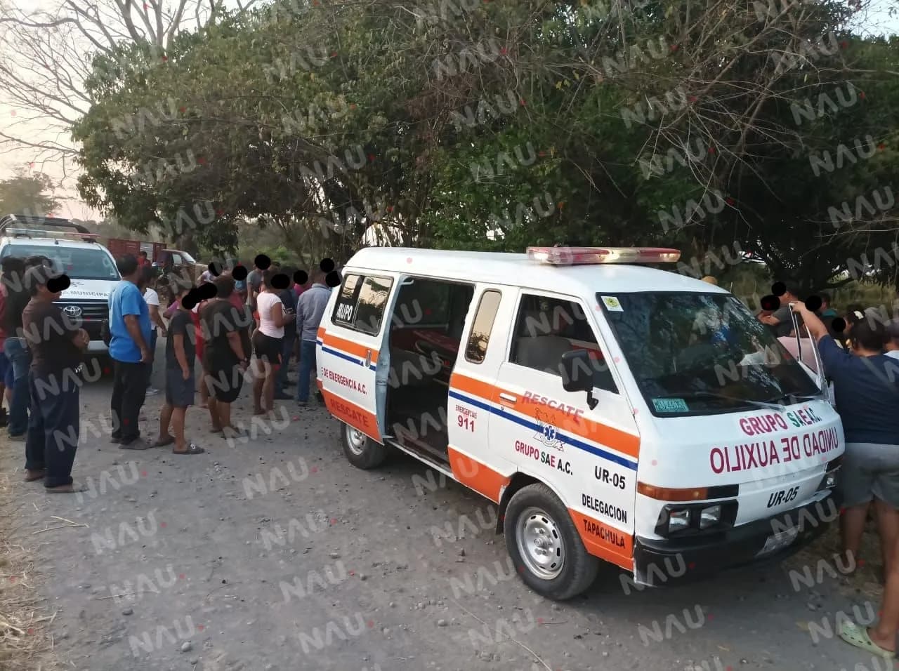 Grave accidente de motocicleta en Tinajas, Tapachula