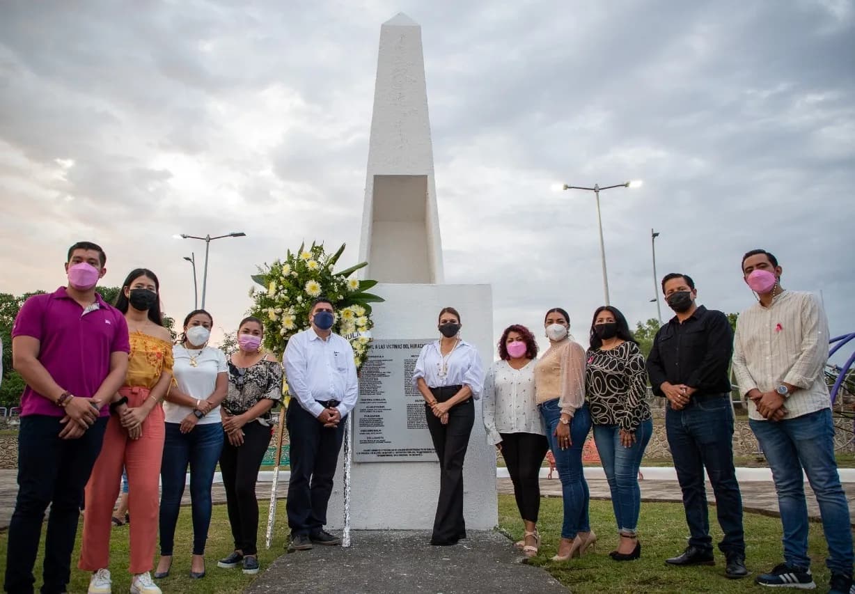 AYUNTAMIENTO DE TAPACHULA RECORDÓ A LAS VÍCTIMAS DEL HURACÁN “STAN”