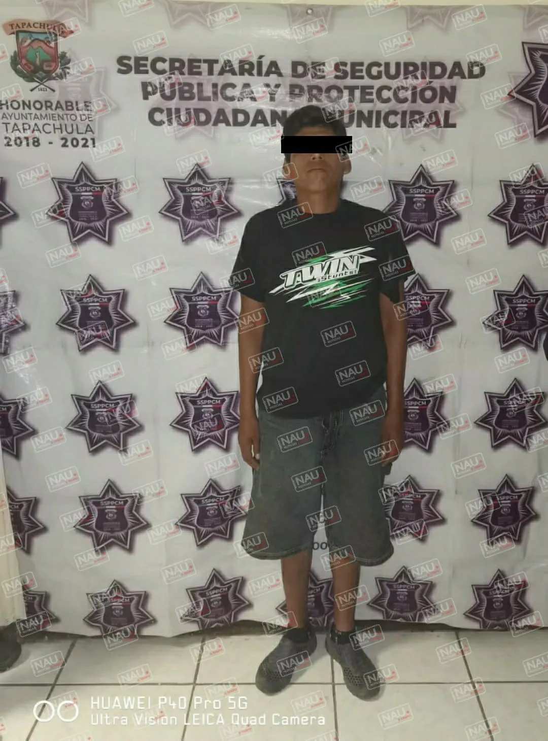 Detenido con 4 bolsitas de marihuana.