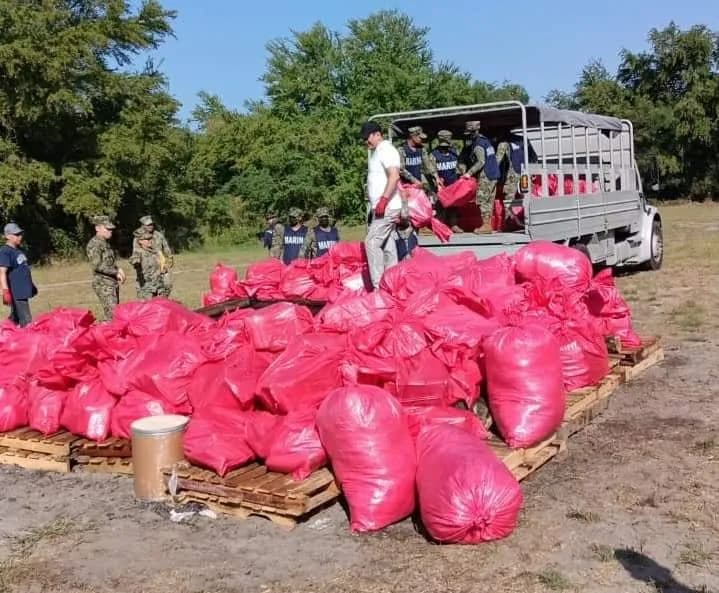 INCINERA FGR MÁS DE CINCO TONELADAS DE NARCÓTICOS EN CHIAPAS