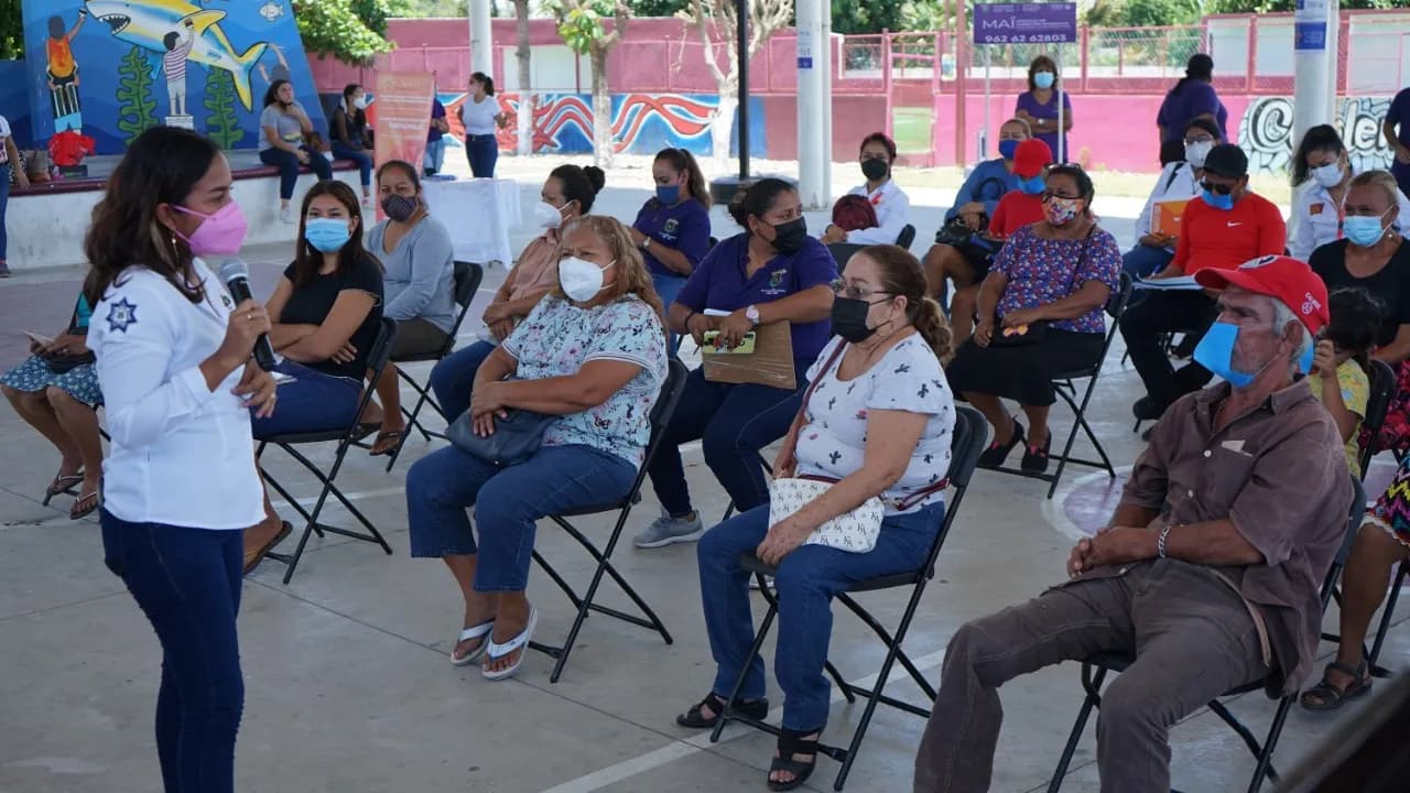 EN PUERTO MADERO, SE REALIZÓ LA TERCERA ETAPA DE LAS JORNADAS POR UN TAPACHULA LIBRE DE VIOLENCIA
