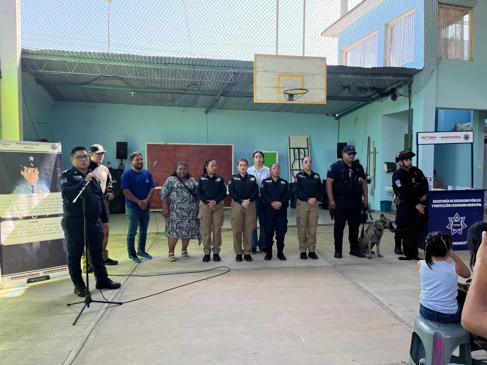 Policia Municipal de Tapachula realiza Feria de la Prevención Social