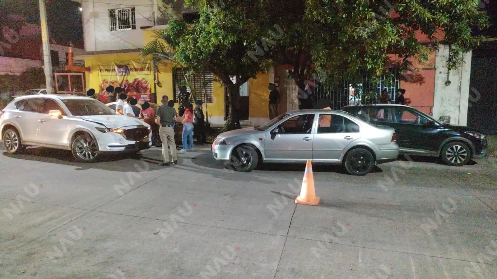 Choque múltiple deja daños superiores a 70 mil pesos en la Tercera Sur y 12 Oriente
