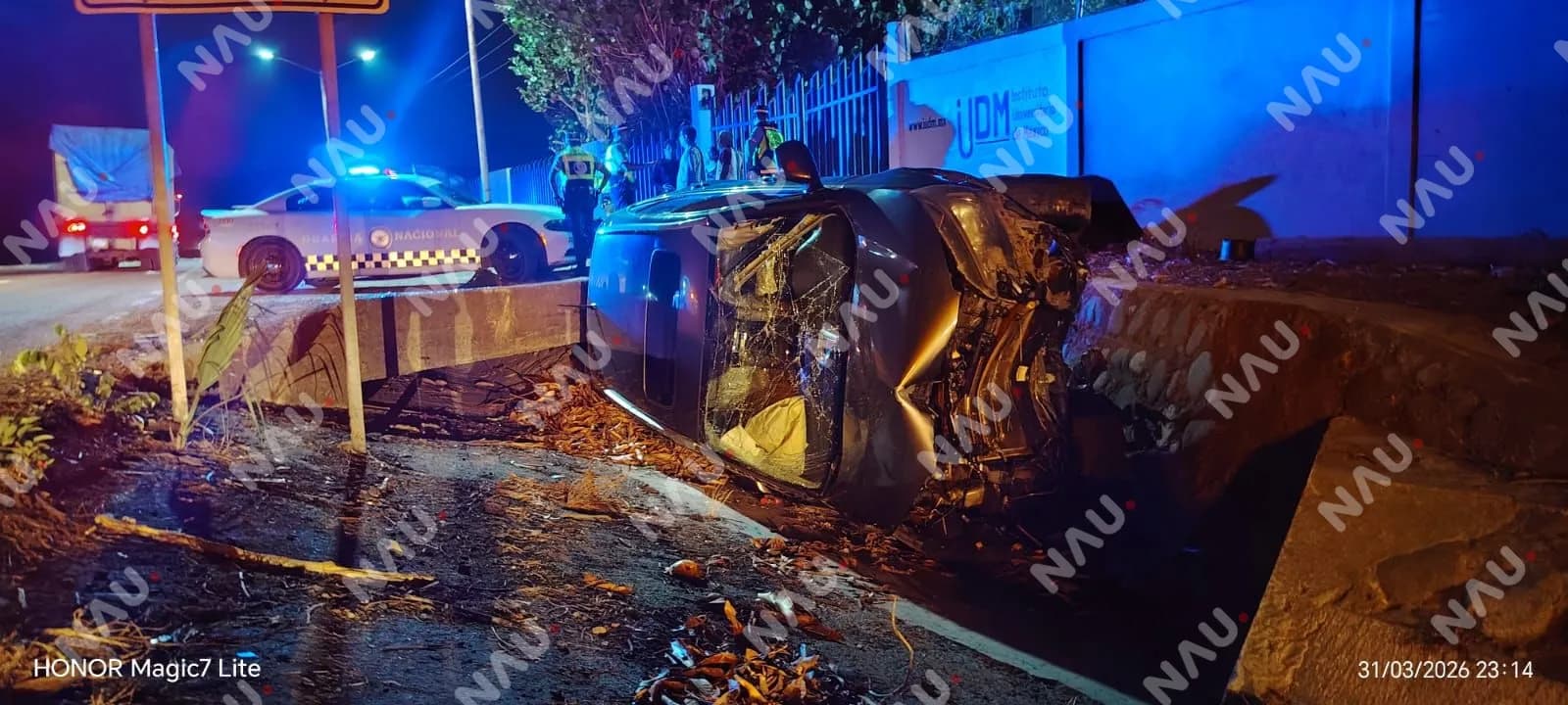 Choque por alcance en la carretera costera de Tapachula deja solo daños materiales