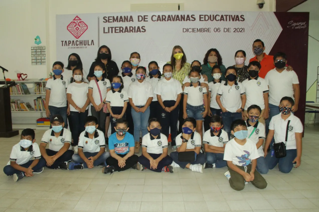 AYUNTAMIENTO INICIÓ LAS CARAVANAS EDUCATIVAS EN LA BIBLIOTECA REGIONAL DE TAPACHULA