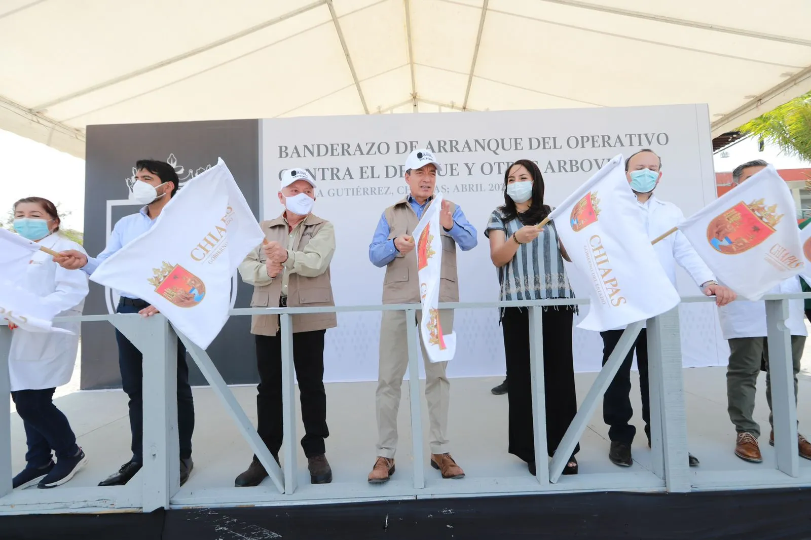 Gobernador encabeza banderazo de Arranque del Operativo contra el Dengue y otras Arbovirosis