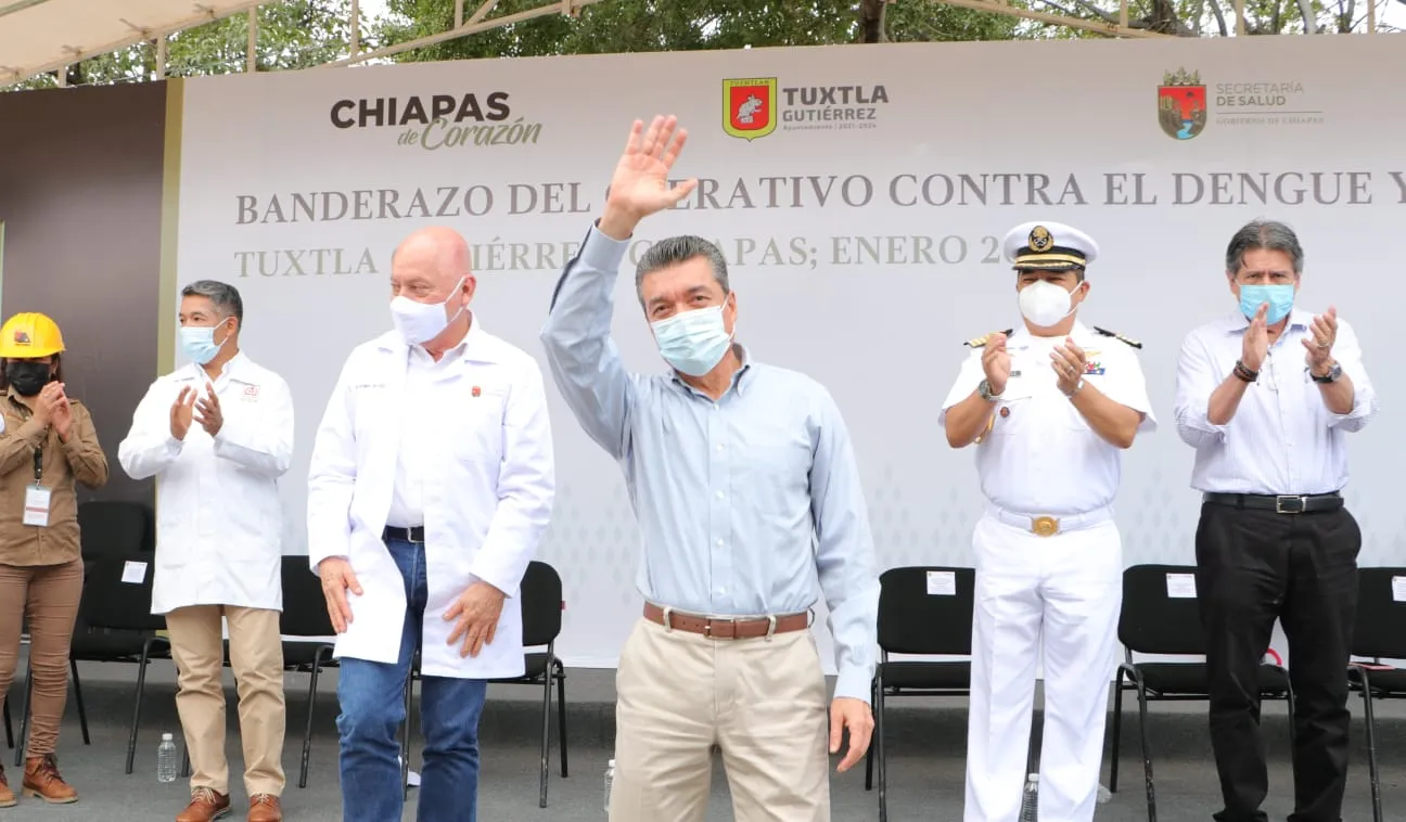 Gracias al trabajo serio y comprometido, en 2021 no hubo defunciones por dengue: Rutilio Escandón