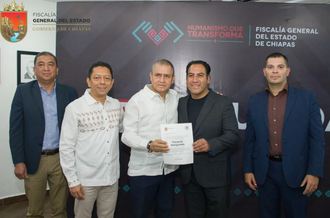 Eduardo Ramírez y Jorge Llaven refrendan trabajo conjunto por la paz de Chiapas