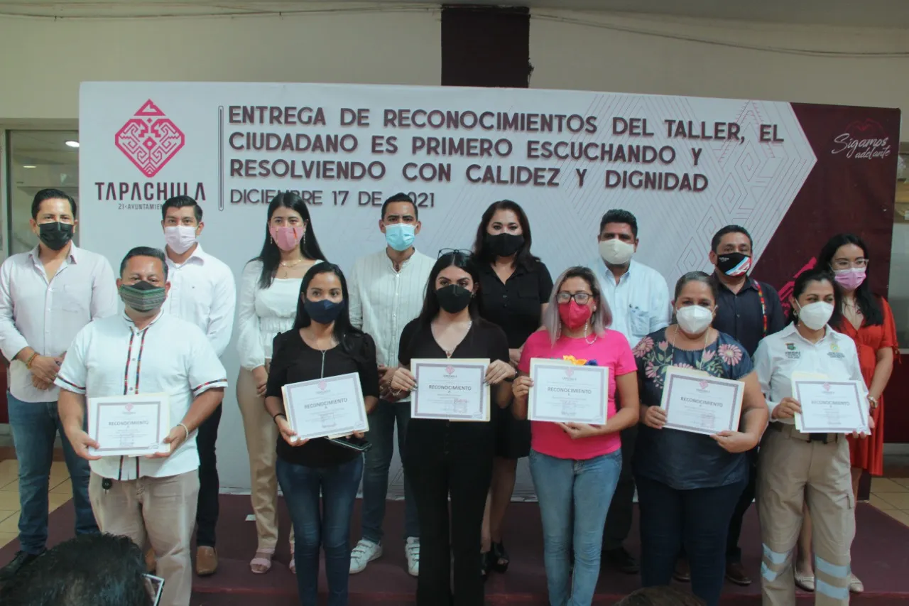 CLAUSURAN CURSO “EL CIUDADANO ES PRIMERO. ESCUCHANDO Y RESOLVIENDO CON CALIDEZ Y DIGNIDAD”
