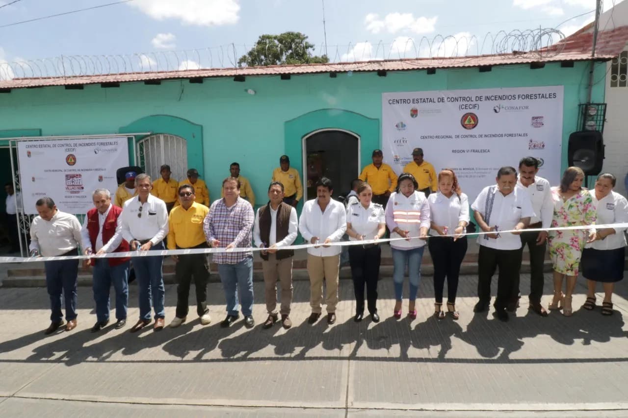 Encabeza Llaven instalación del Centro de Control de Incendios Forestales en la Frailesca