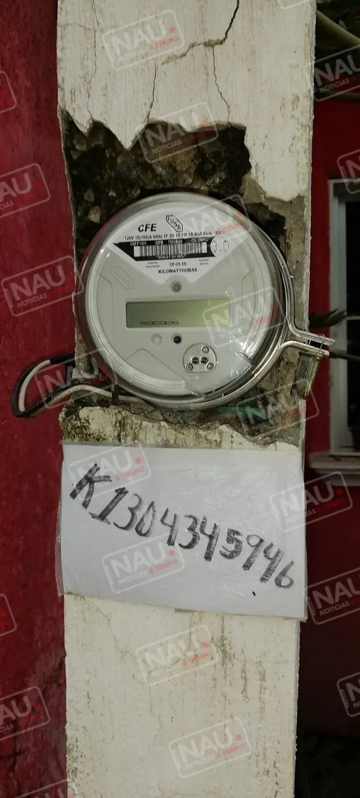 Lo dejaron sin suministro electrónico. Por error de la CFE