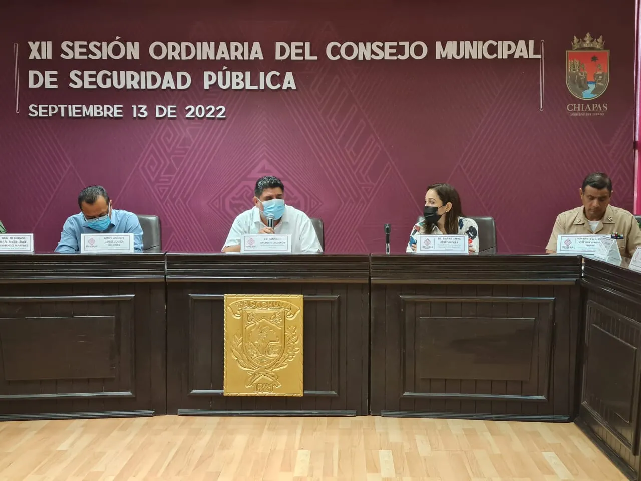 SE FORTALECEN ESTRATEGIAS DE SEGURIDAD PARA BENEFICIO DE LOS TAPACHULTECOS