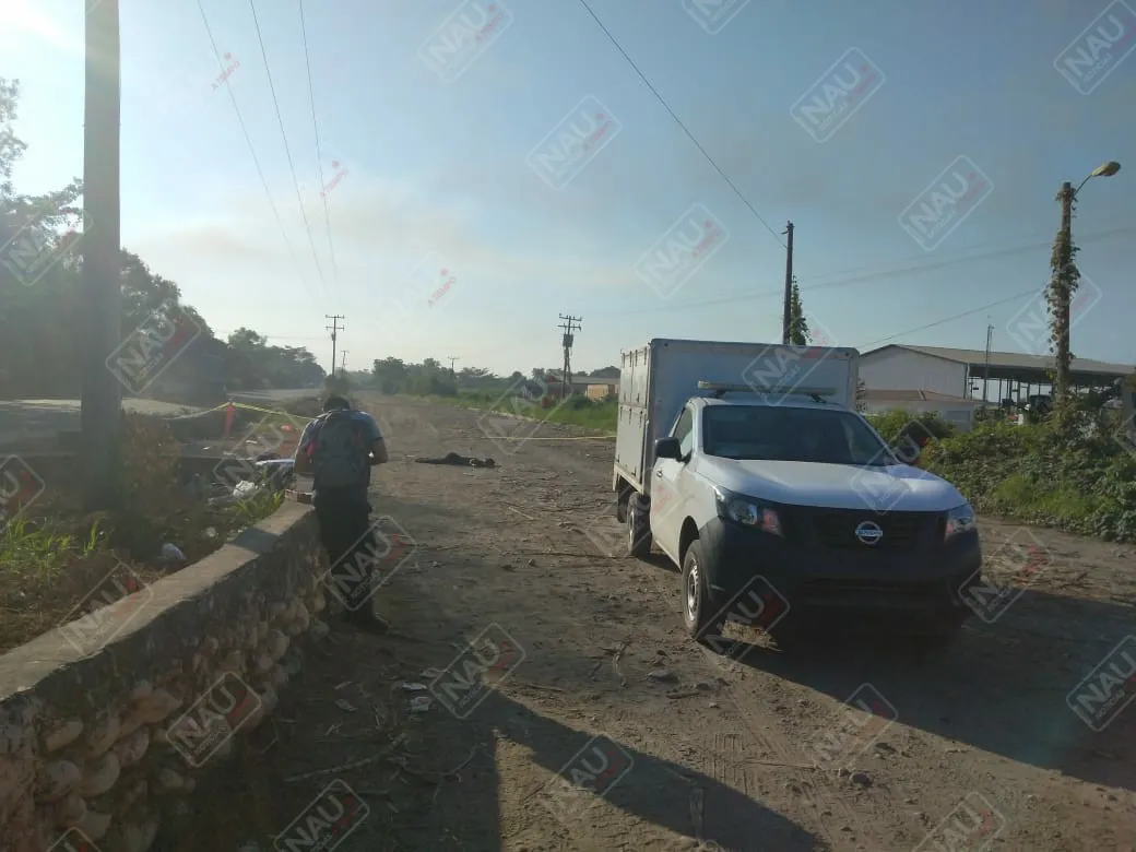 Joven de 22 años de edad falleció al ser atropellado por un vehículo frente al ingenio de Huixtla