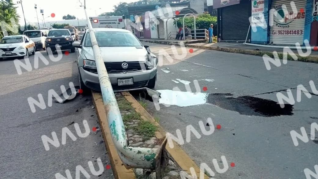 Accidente Automovilístico en el Boulevard Príncipe Akishino