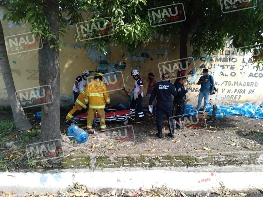 Dos lesionados deja accidente sobre la carretera Tapachula – Puerto Madero