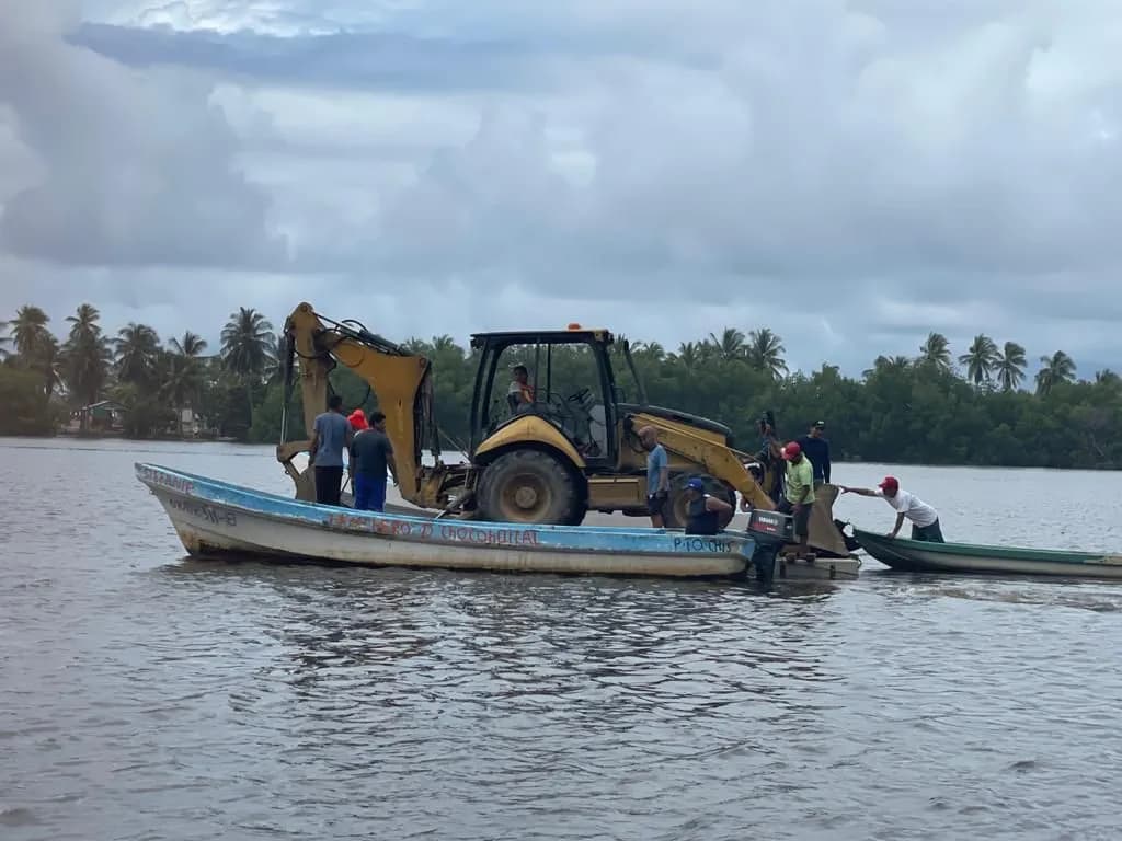 Gobierno de Chiapas rehabilita bocabarra en Chocohuital