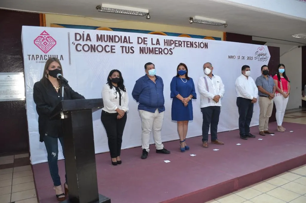CON CAMPAÑA “CONOCE TUS NÚMEROS” SE PREVIENE LA HIPERTENSIÓN ARTERIAL EN TAPACHULA