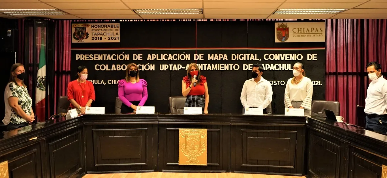 Ayuntamiento De Tapachula Y UPTAP Presentan Aplicación De Mapa Digital Turístico