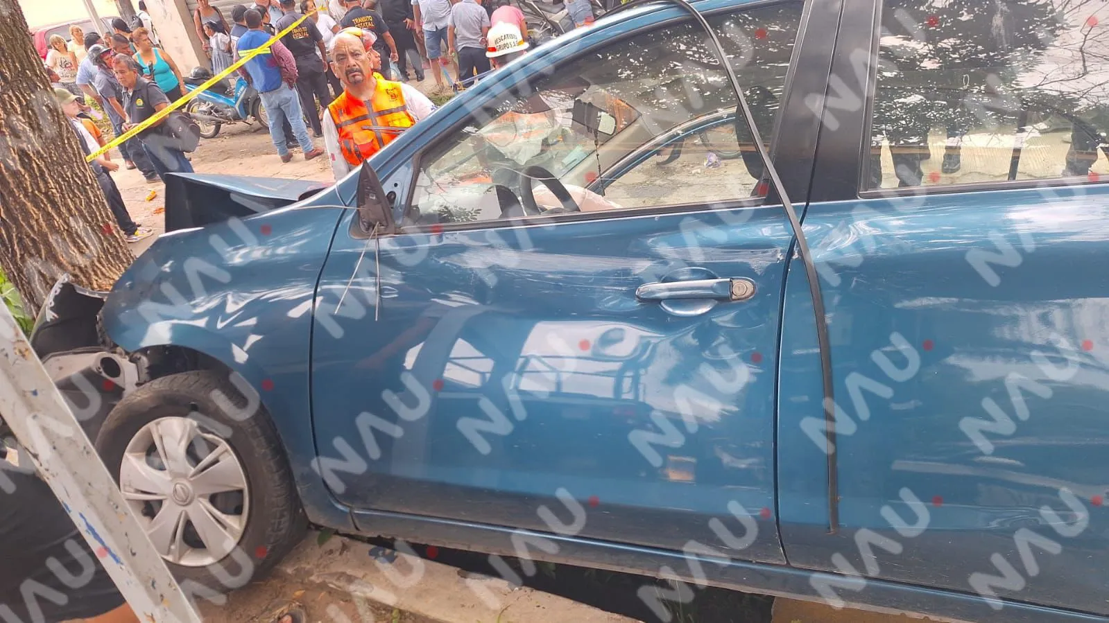 Accidente en Tapachula deja a vendedor de helados en estado crítico
