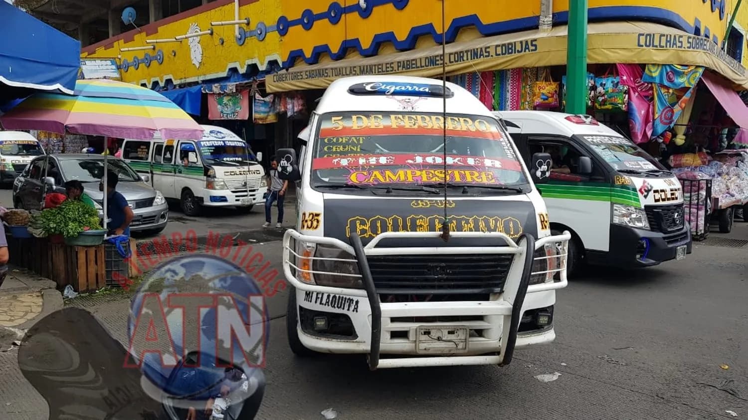 Menor fue atropellada por una combi colectiva