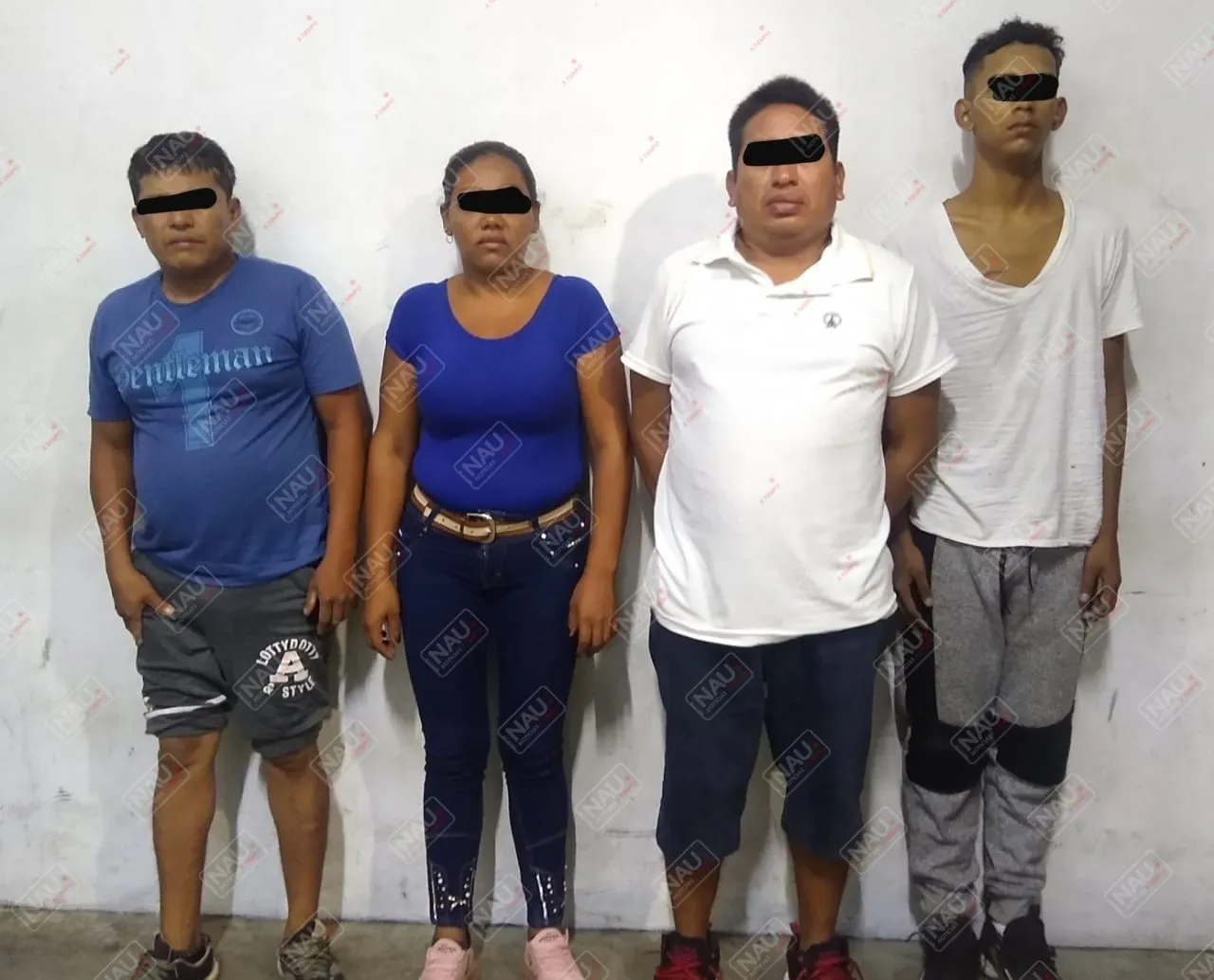Investigan a tres hombres y una mujer por robo con violencia