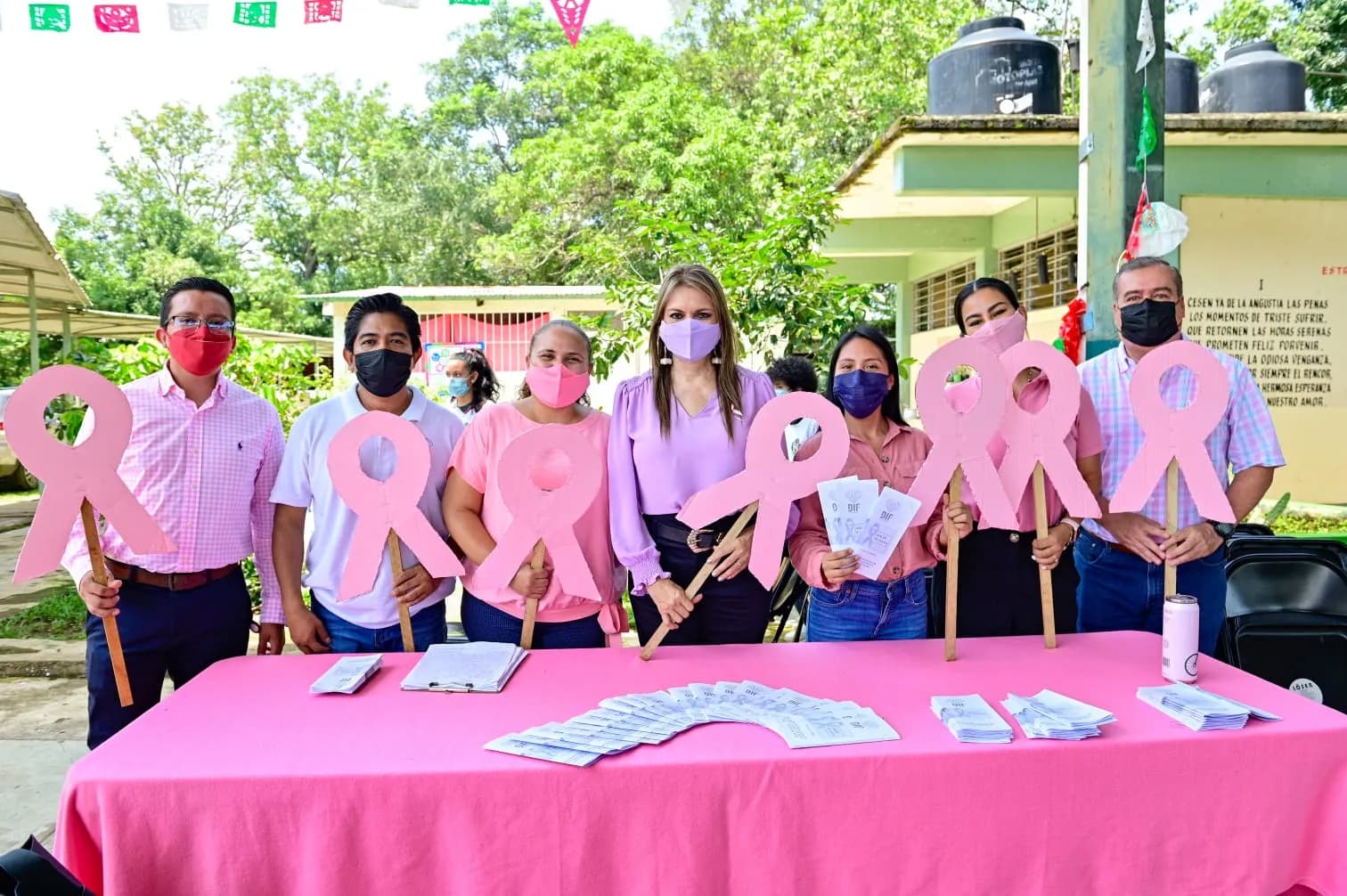 IMPULSA AYUNTAMIENTO DE TAPACHULA SENSIBILIZACIÓN DEL CÁNCER DE MAMA DESDE EDADES TEMPRANAS