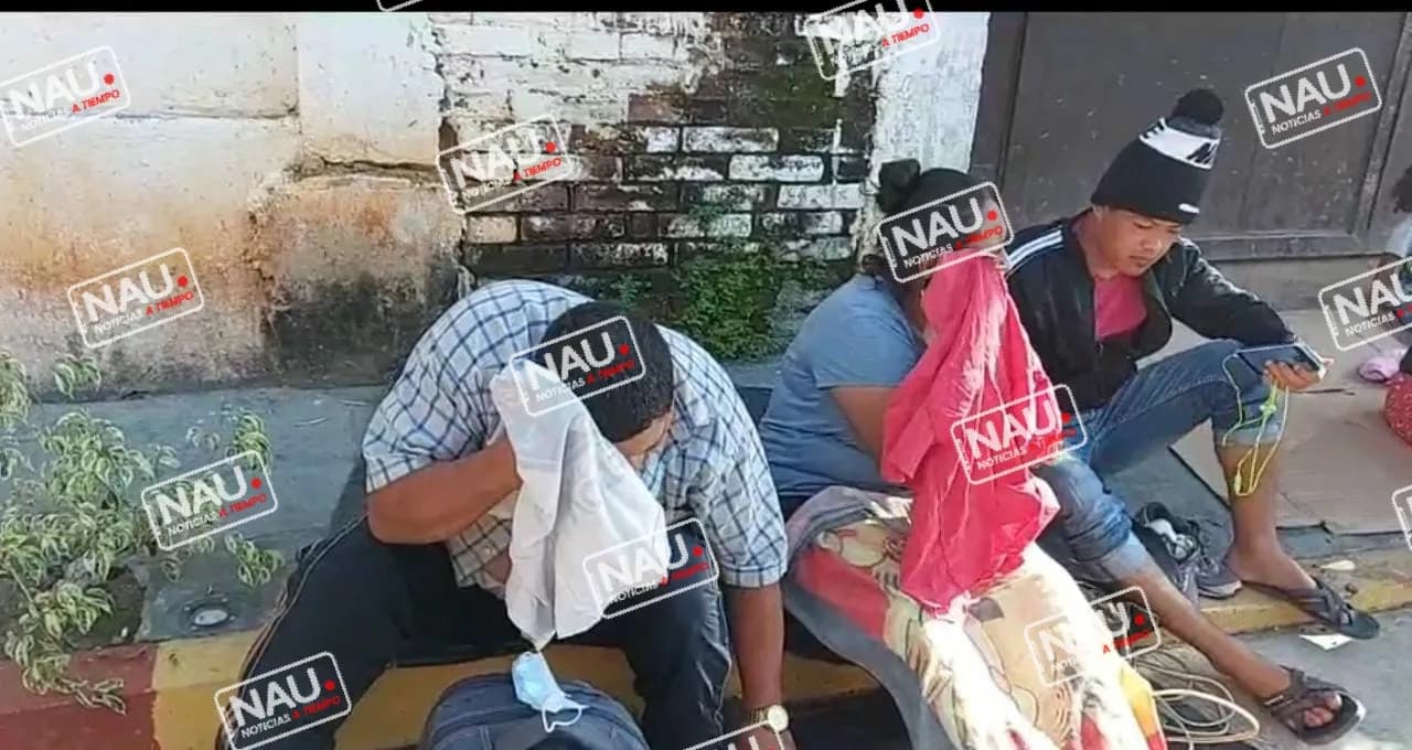 Detienen a un estafador en la caravana de migrantes en HUIXTLA.