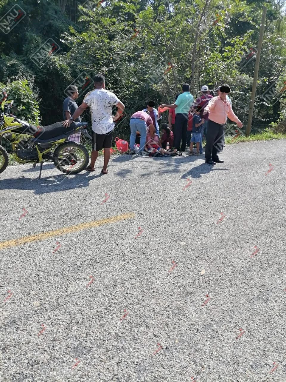 Muere señora en accidente