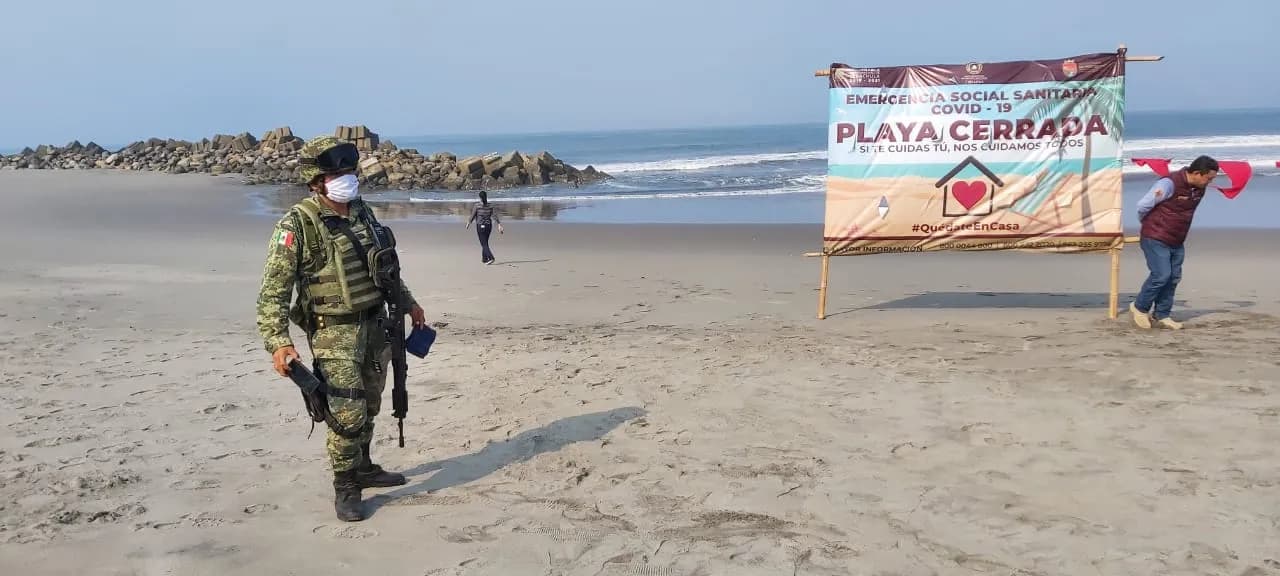 Instalan módulos de atención e itinerantes para evitar el ingreso de personas a las playas de Puerto Madero y Playa Linda por COVID – 19