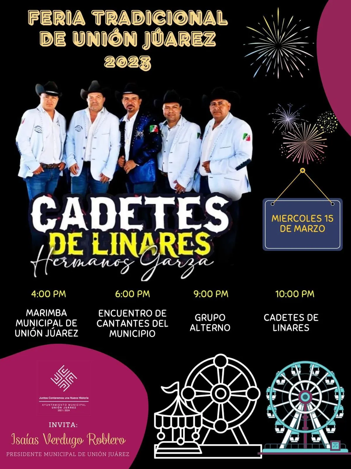 Ven y canta todos los éxitos con Los Cadetes de Linares, Hermanos Garza