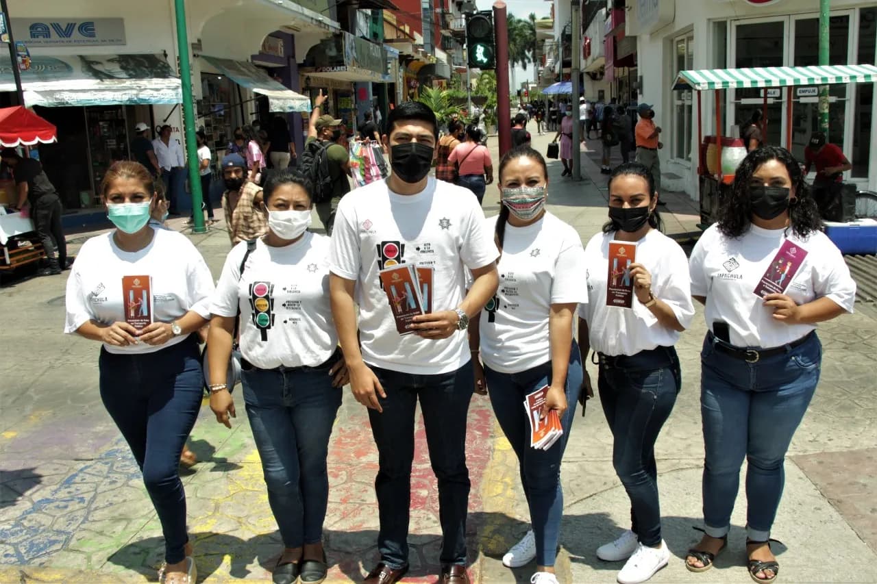 CON PROGRAMA “OPERACIÓN SEMÁFORO” SE PROMUEVE LA PREVENCION DE DELITOS EN TAPACHULA