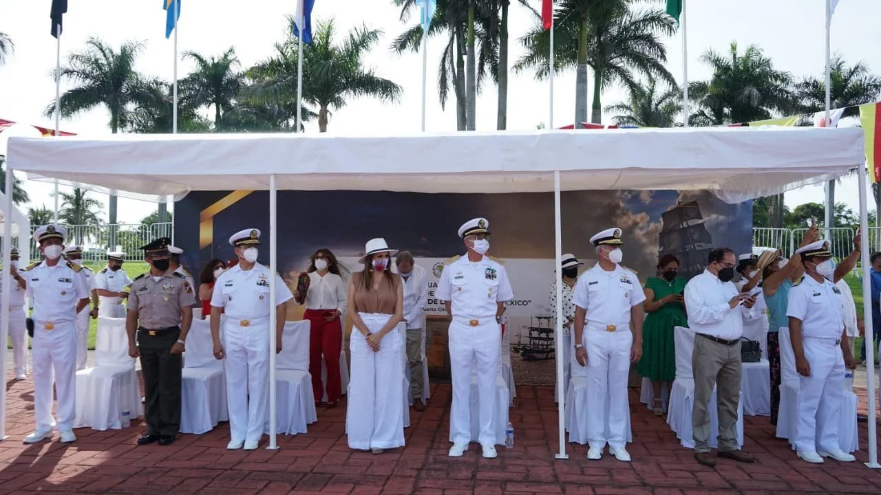 AYUNTAMIENTO DE TAPACHULA DIO LA BIENVENIDA AL BUQUE ESCUELA VELERO ARM “CUAUHTÉMOC”