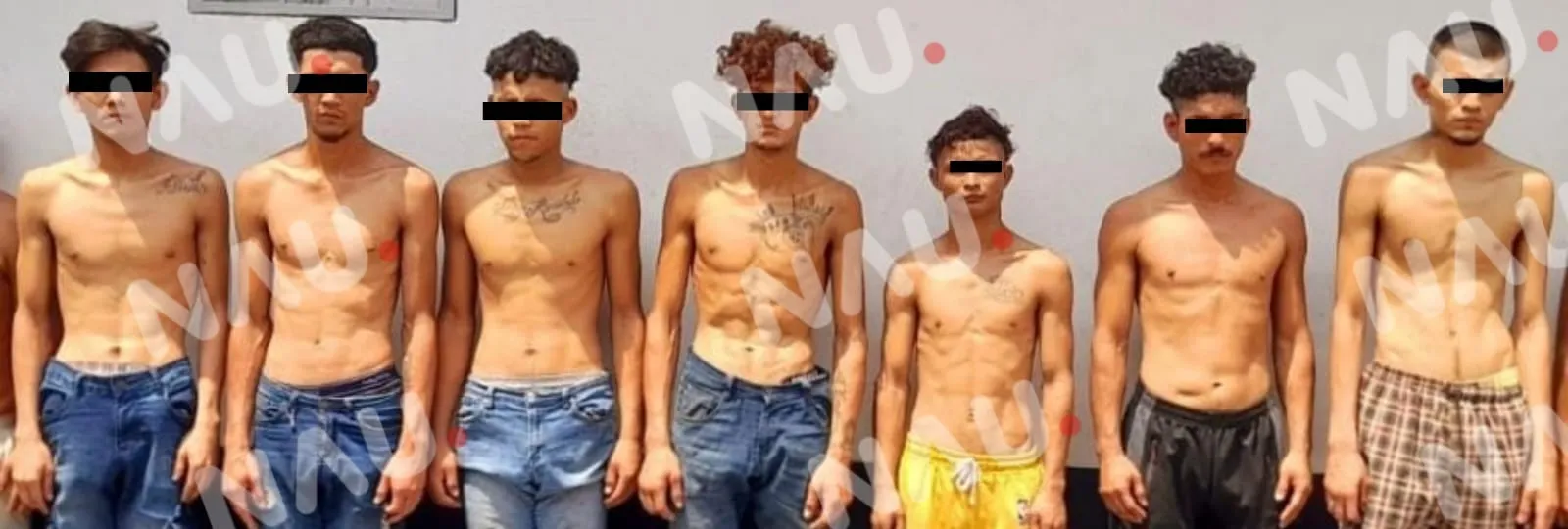 Nueve detenidos por escandalosos