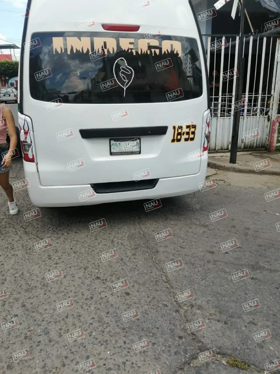 Sancionan a conductor de unidad de pasaje por conducir con exceso de velocidad.