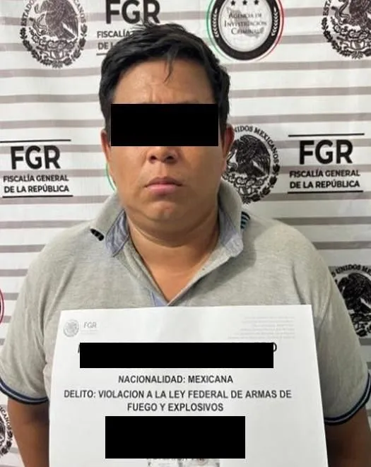 FGR OBTIENE SENTENCIA CONTRA UNA PERSONA POR PORTACIÓN DE ARMA DE FUEGO EN CHIAPAS