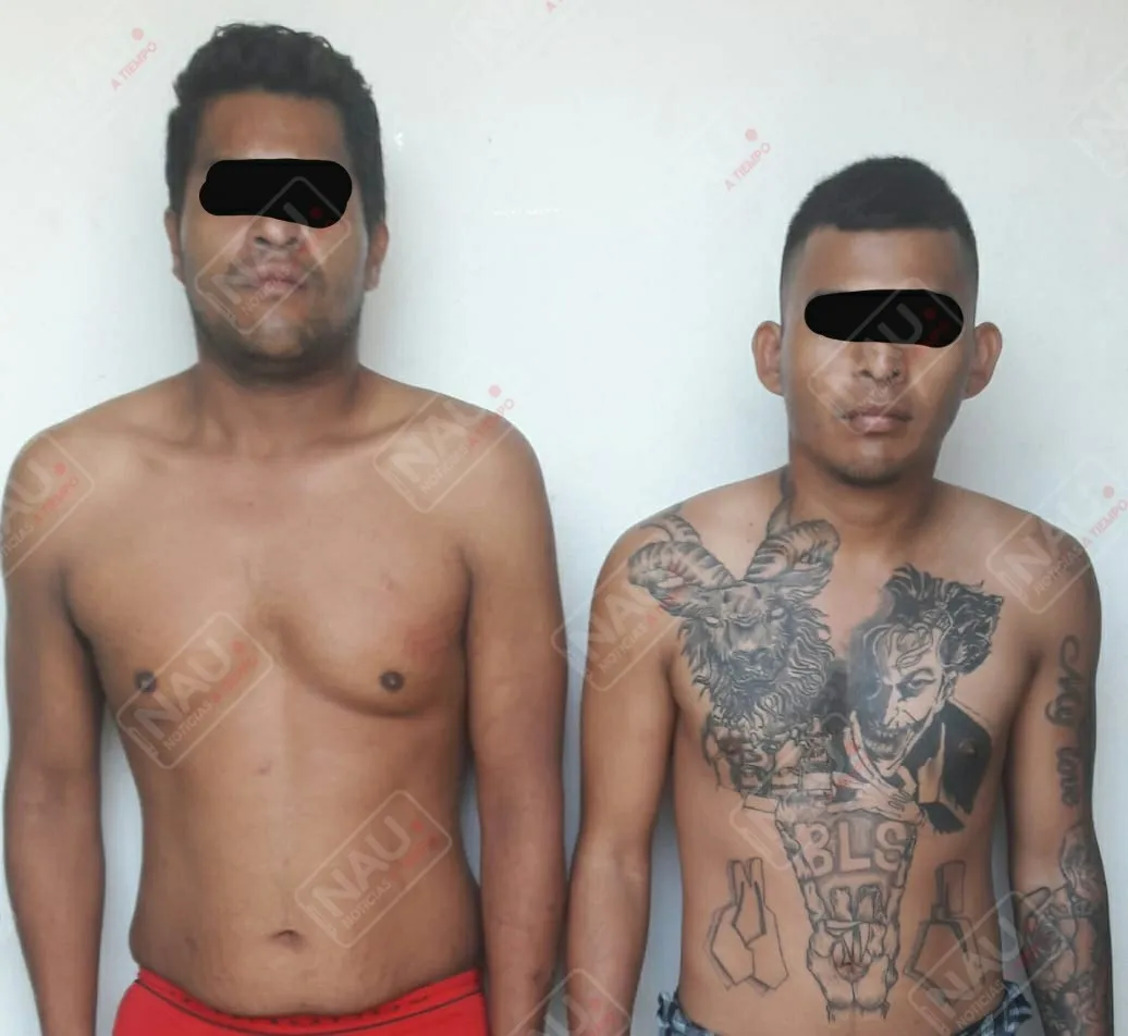 Detienen a Maras 13 BLS con 40 bolsitas de marihuana