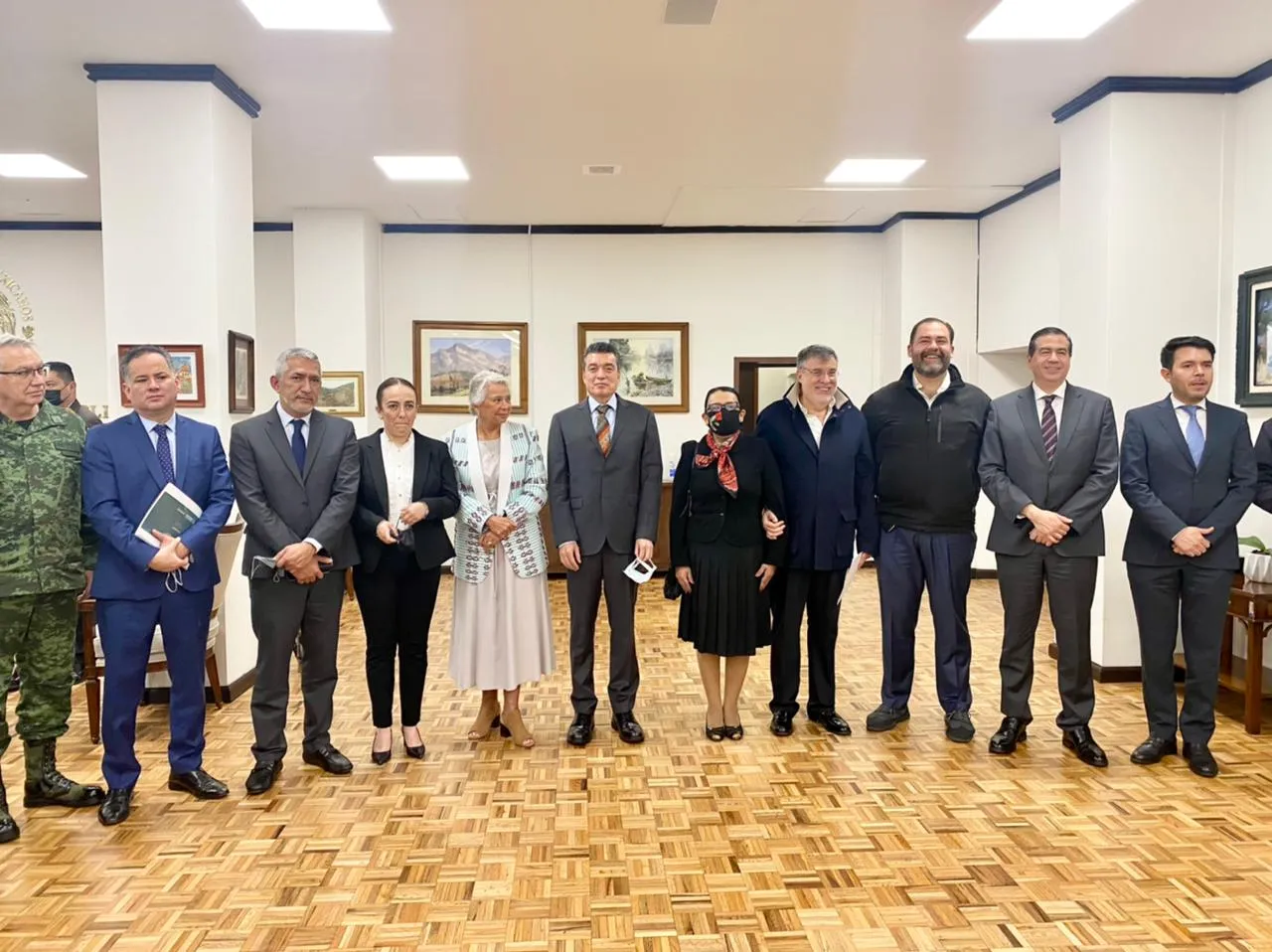 Se reúne Rutilio Escandón con el Gabinete de Seguridad del Gobierno de México