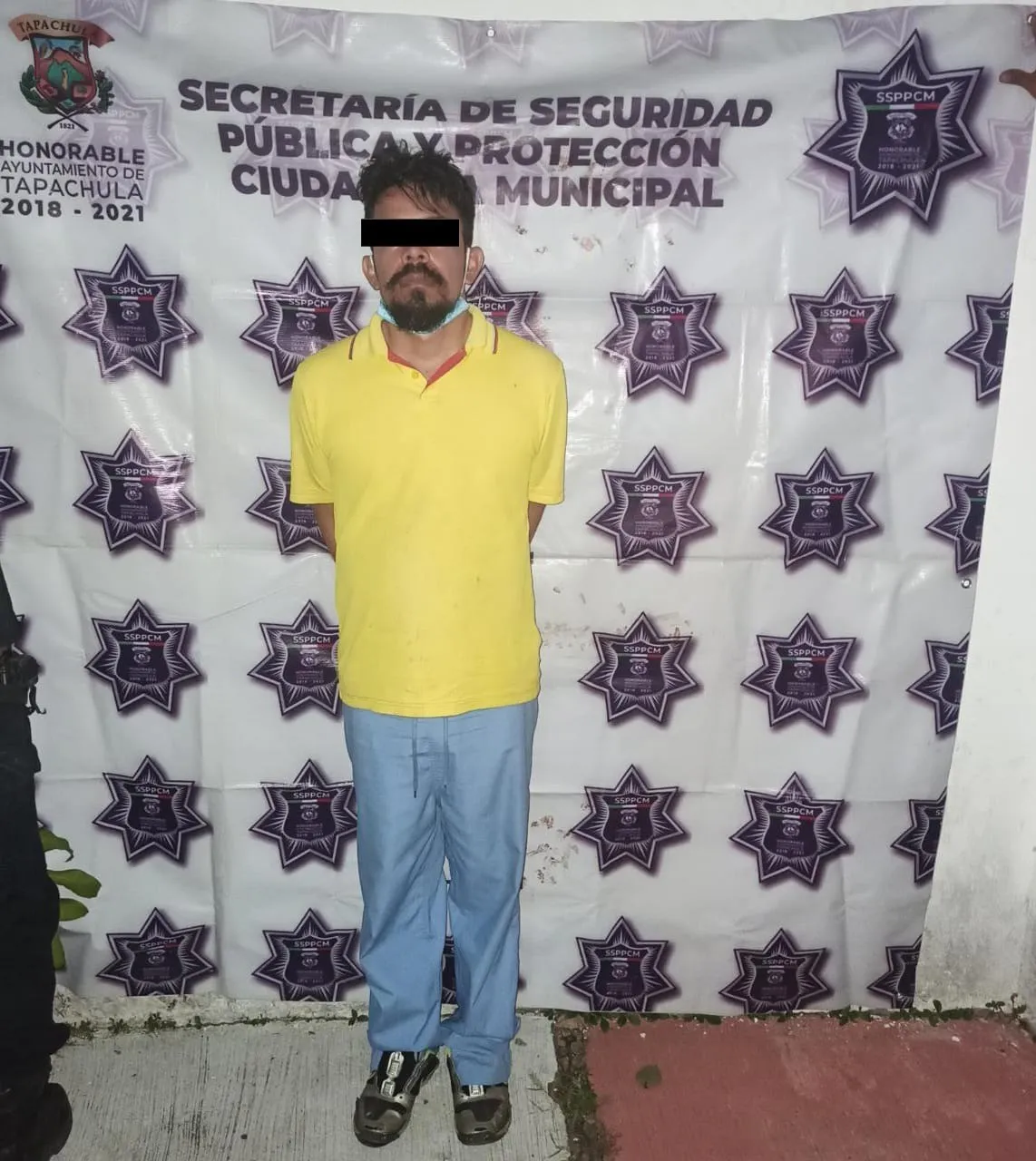 SEGURIDAD PÚBLICA DETIENE A INDIVIDUO POR EL DELITO DE LESIONES