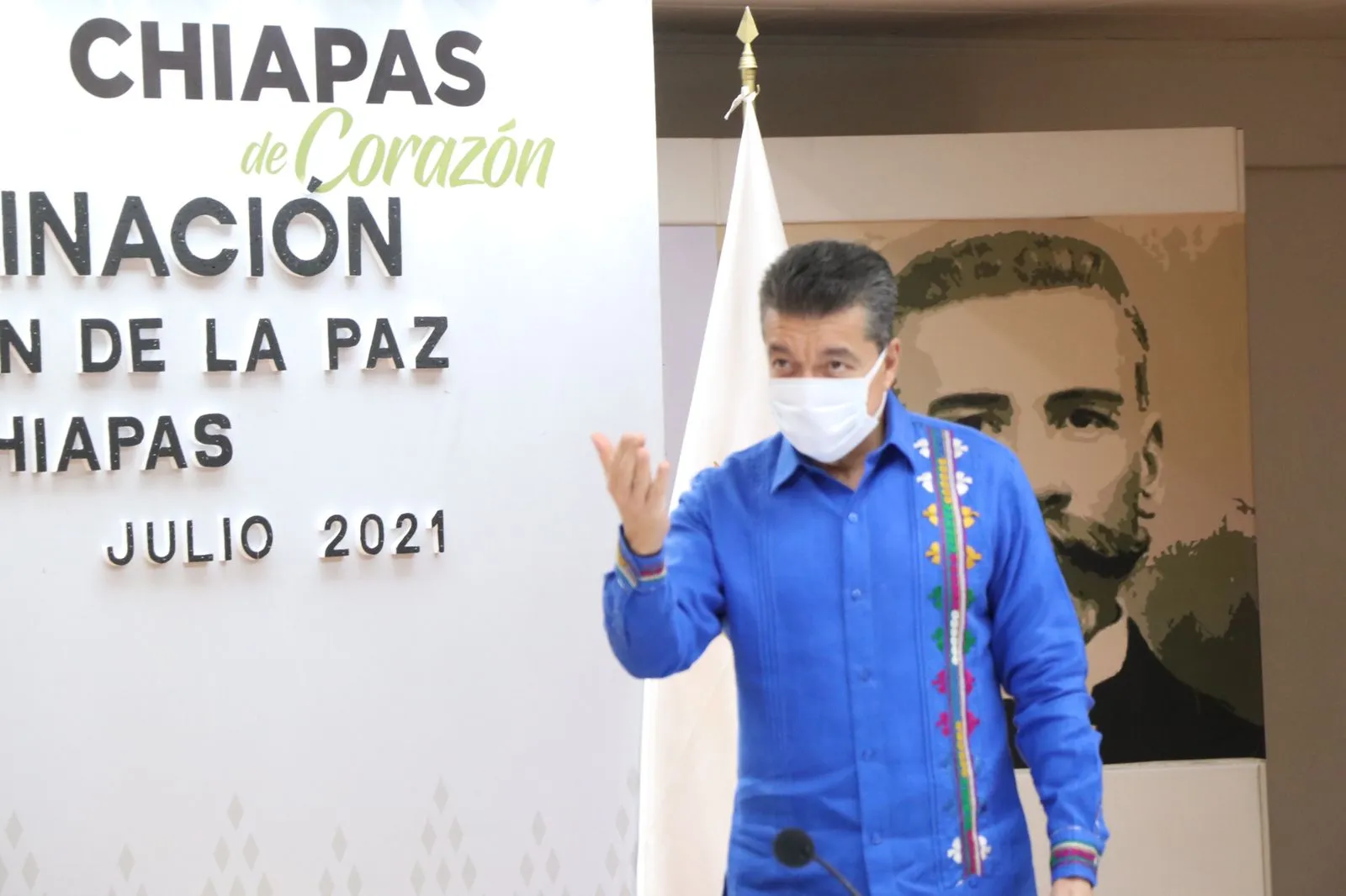 Continúa arribo de vacunas anti COVID-19 a Chiapas para proteger la salud del pueblo: Rutilio Escandón