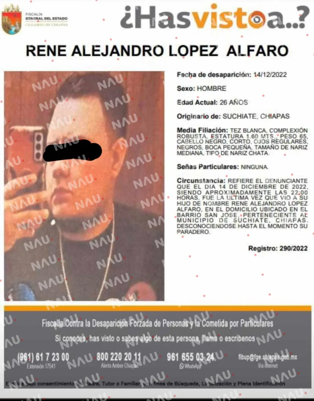 Asesinan a un joven de 26 años de edad en el municipio de Suchiate
