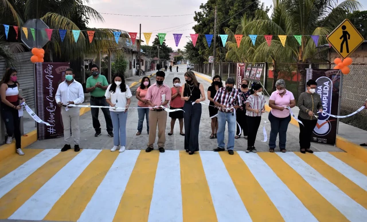 GOBIERNO DE TAPACHULA ENTREGA CALLES QUE MEJORAN CALIDAD DE VIDA EN PROCASA
