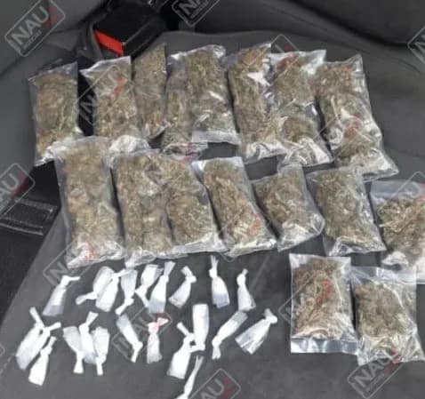 Detenidos con marihuana y piedras crack
