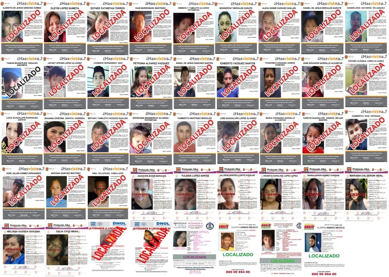 FGE localizó a 49 personas desaparecidas, durante el mes de febrero